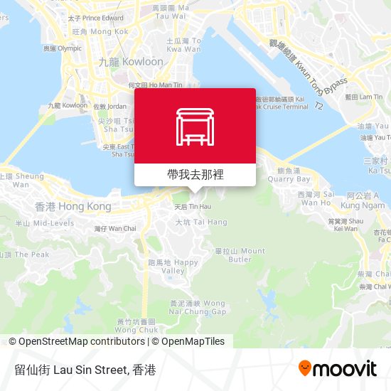 留仙街 Lau Sin Street地圖