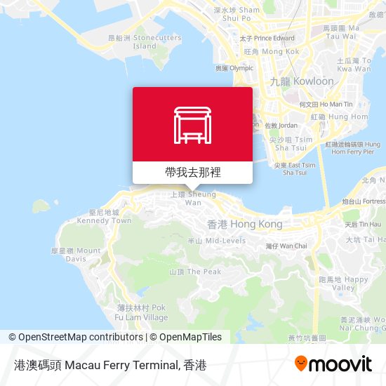 港澳碼頭 Macau Ferry Terminal地圖