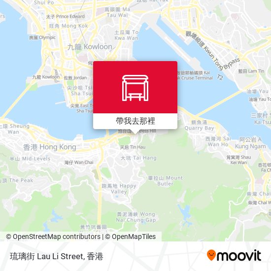 琉璃街 Lau Li Street地圖