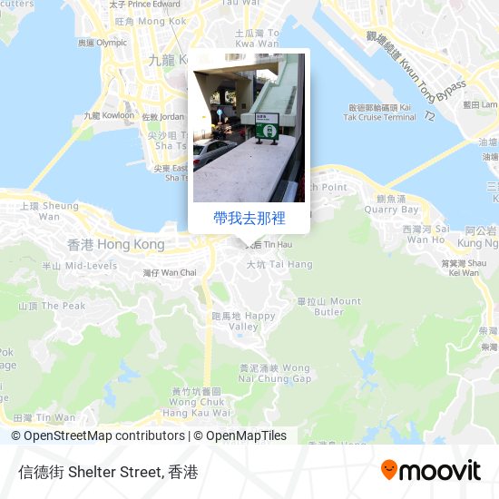 信德街 Shelter Street地圖