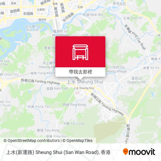上水(新運路) Sheung Shui (San Wan Road)地圖