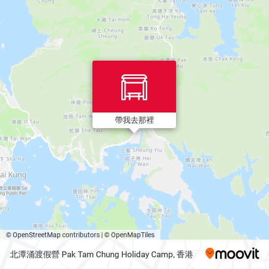 北潭涌渡假營 Pak Tam Chung Holiday Camp地圖