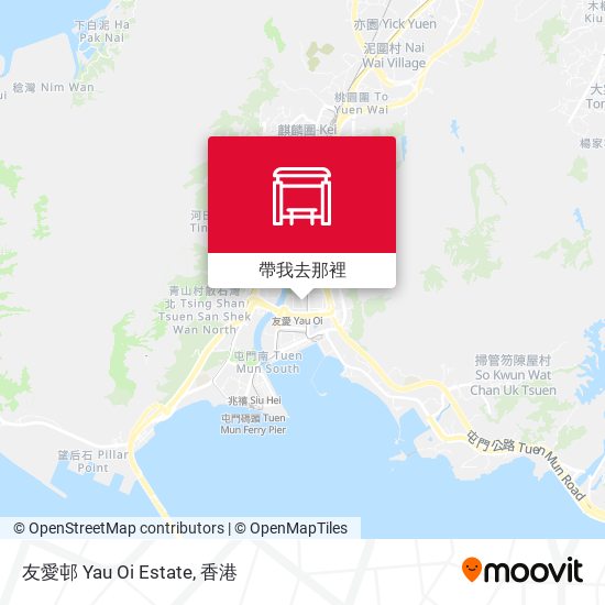 友愛邨 Yau Oi Estate地圖
