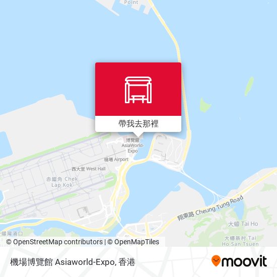 機場博覽館 Asiaworld-Expo地圖