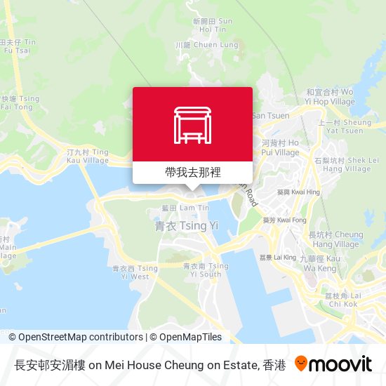 長安邨安湄樓 on Mei House Cheung on Estate地圖