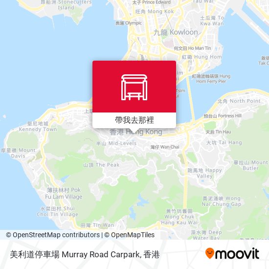 美利道停車場 Murray Road Carpark地圖