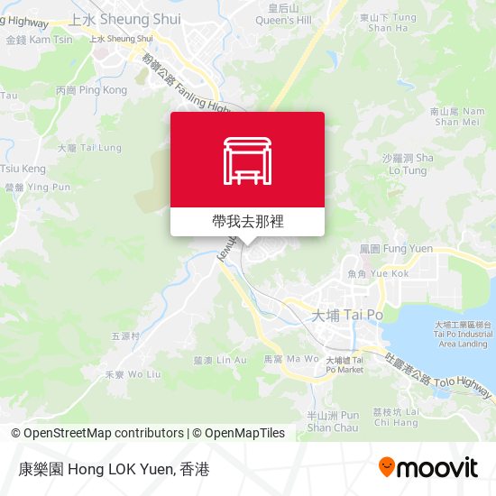 康樂園 Hong LOK Yuen地圖
