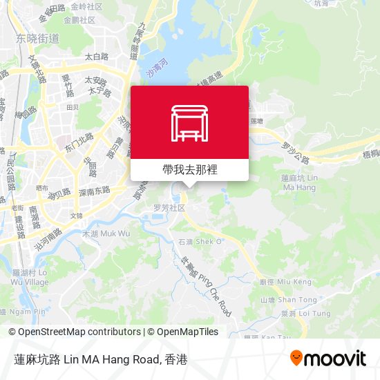 蓮麻坑路 Lin MA Hang Road地圖