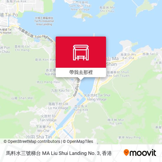 馬料水三號梯台 MA Liu Shui Landing No. 3地圖