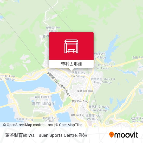 蕙荃體育館 Wai Tsuen Sports Centre地圖
