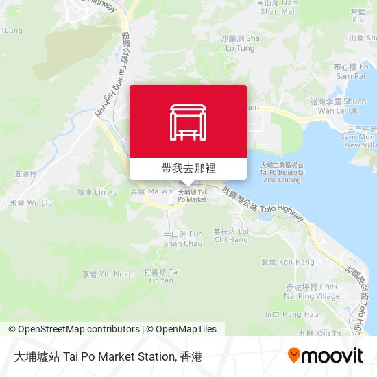 大埔墟站 Tai Po Market Station地圖