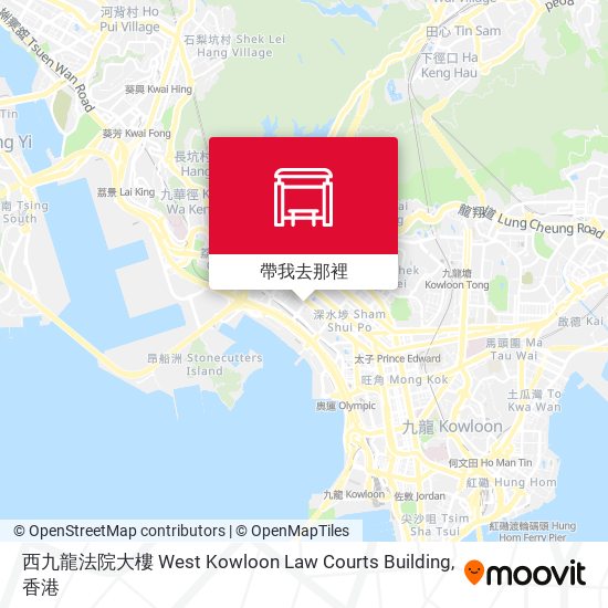 西九龍法院大樓 West Kowloon Law Courts Building地圖