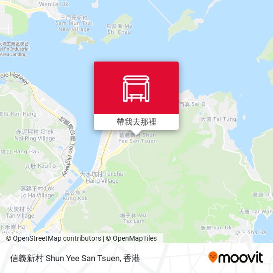 信義新村 Shun Yee San Tsuen地圖