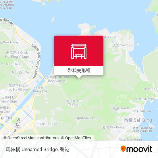 馬鞍橋 Unnamed Bridge地圖