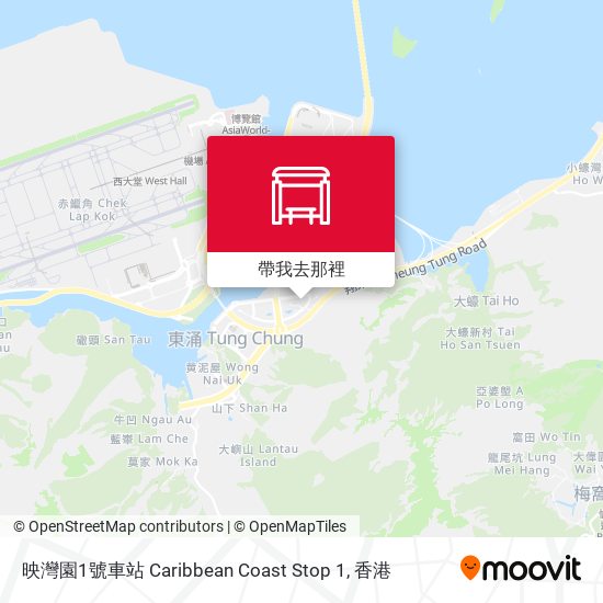 映灣園1號車站 Caribbean Coast Stop 1地圖