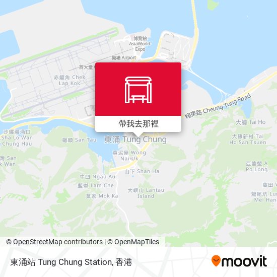 東涌站 Tung Chung Station地圖