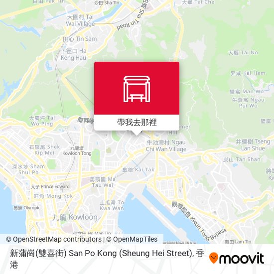 新蒲崗(雙喜街) San Po Kong (Sheung Hei Street)地圖