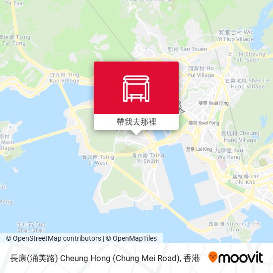 長康(涌美路) Cheung Hong (Chung Mei Road)地圖