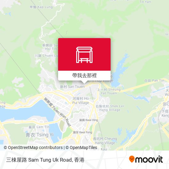三棟屋路 Sam Tung Uk Road地圖