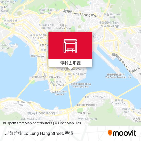 老龍坑街 Lo Lung Hang Street地圖