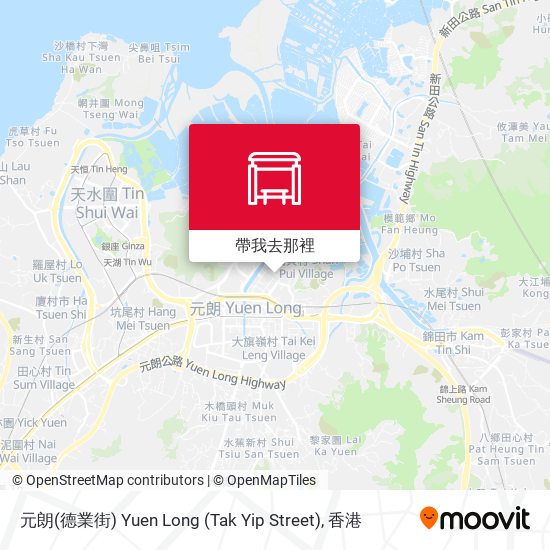 元朗(德業街) Yuen Long (Tak Yip Street)地圖