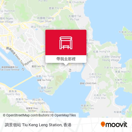 調景嶺站 Tiu Keng Leng Station地圖