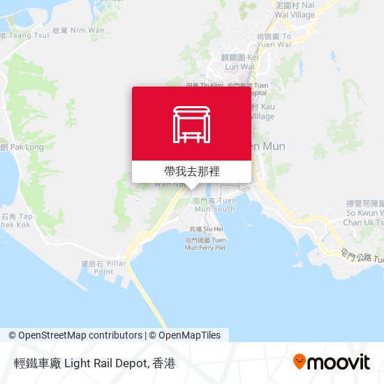 輕鐵車廠 Light Rail Depot地圖