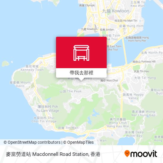 麥當勞道站 Macdonnell Road Station地圖