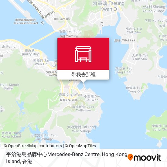 平治港島品牌中心Mercedes-Benz Centre, Hong Kong Island地圖