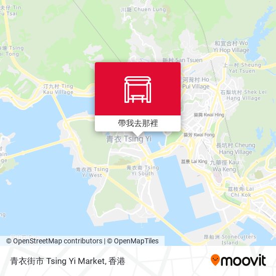 青衣街市 Tsing Yi Market地圖