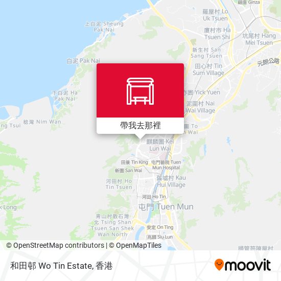 和田邨 Wo Tin Estate地圖