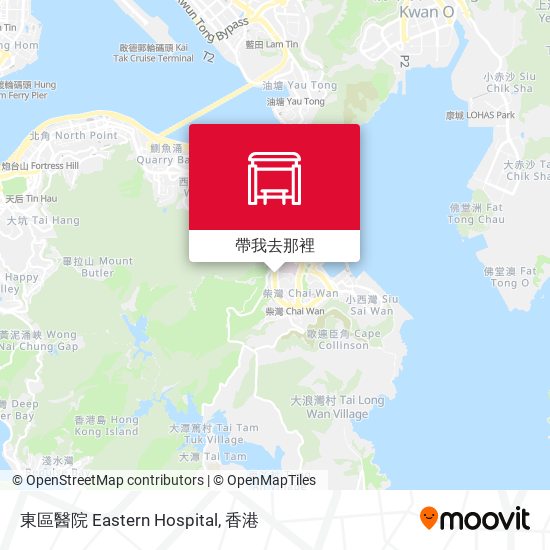 東區醫院 Eastern Hospital地圖