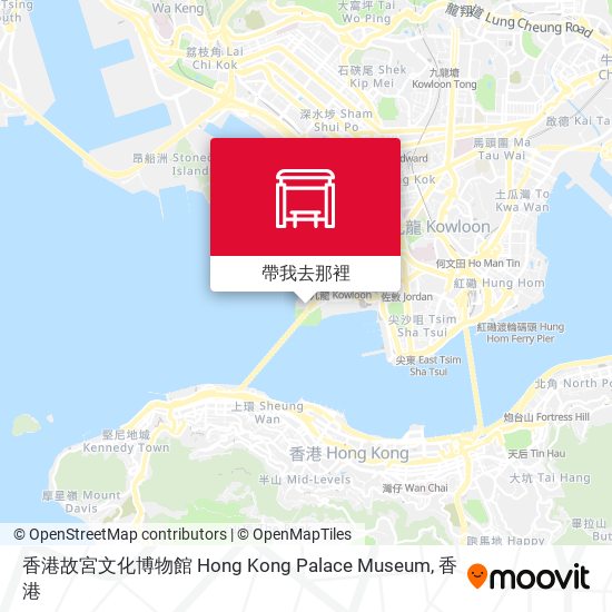 香港故宮文化博物館 Hong Kong Palace Museum地圖