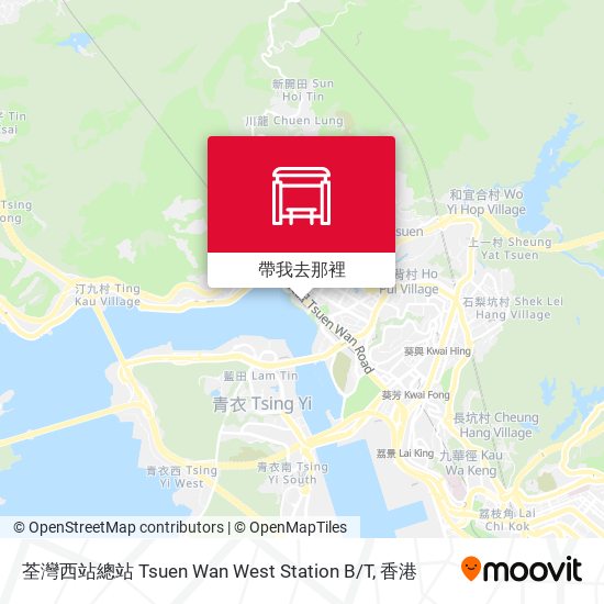 荃灣西站總站 Tsuen Wan West Station B / T地圖