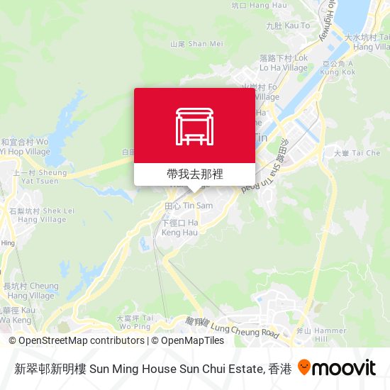 新翠邨新明樓 Sun Ming House Sun Chui Estate地圖