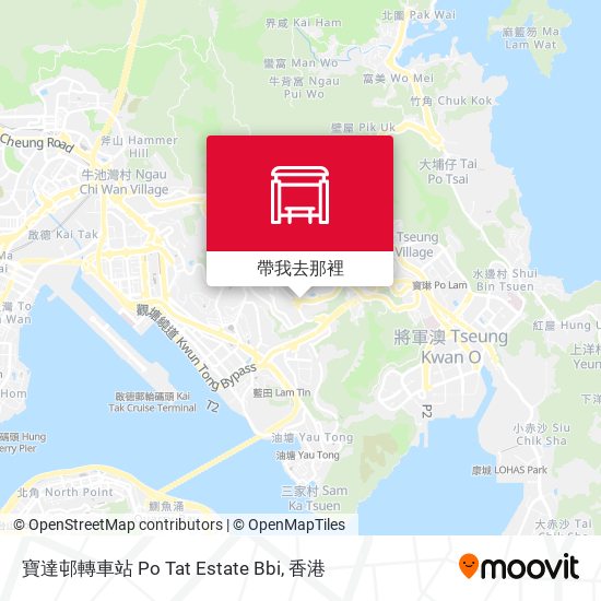 寶達邨轉車站 Po Tat Estate Bbi地圖