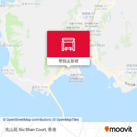 兆山苑 Siu Shan Court地圖