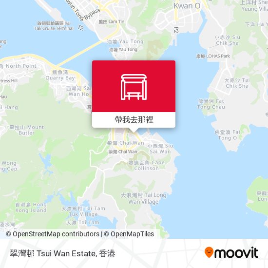 翠灣邨 Tsui Wan Estate地圖