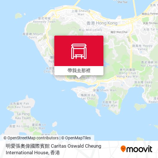 明愛張奧偉國際賓館 Caritas Oswald Cheung International House地圖