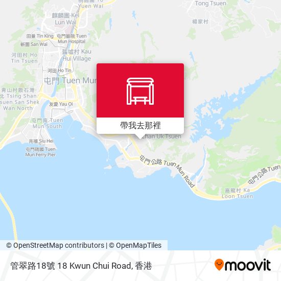 管翠路18號 18 Kwun Chui Road地圖