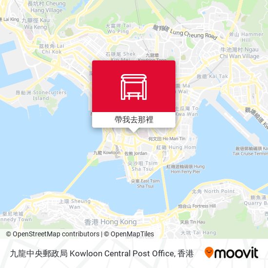 九龍中央郵政局 Kowloon Central Post Office地圖