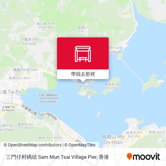 三門仔村碼頭 Sam Mun Tsai Village Pier地圖