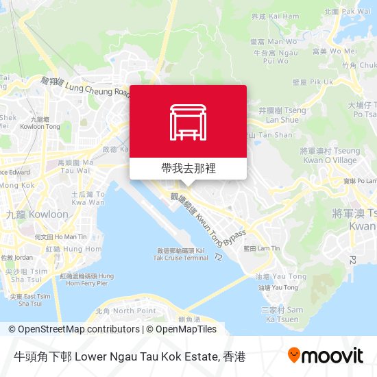 牛頭角下邨 Lower Ngau Tau Kok Estate地圖