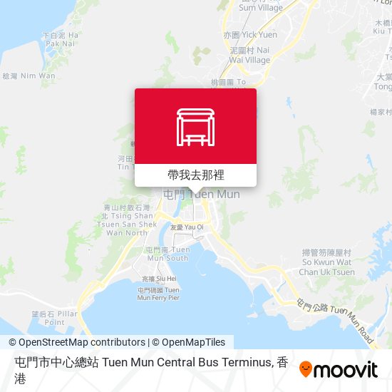 屯門市中心總站 Tuen Mun Central Bus Terminus地圖