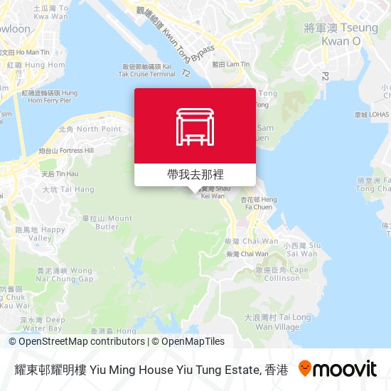 耀東邨耀明樓 Yiu Ming House Yiu Tung Estate地圖