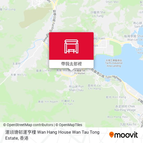 運頭塘邨運亨樓 Wan Hang House Wan Tau Tong Estate地圖