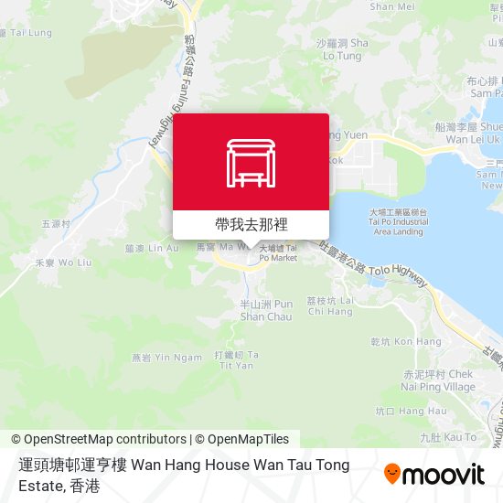 運頭塘邨運亨樓 Wan Hang House Wan Tau Tong Estate地圖