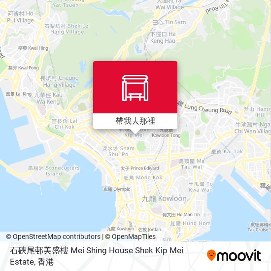 石硤尾邨美盛樓 Mei Shing House Shek Kip Mei Estate地圖