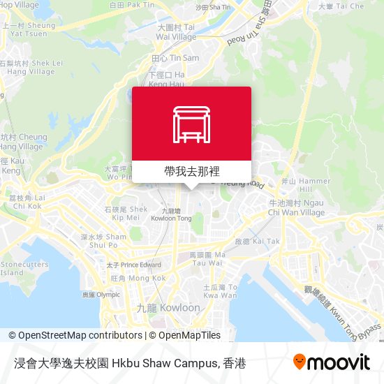 浸會大學逸夫校園 Hkbu Shaw Campus地圖