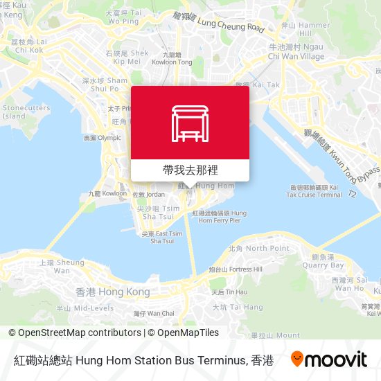 紅磡站總站 Hung Hom Station Bus Terminus地圖